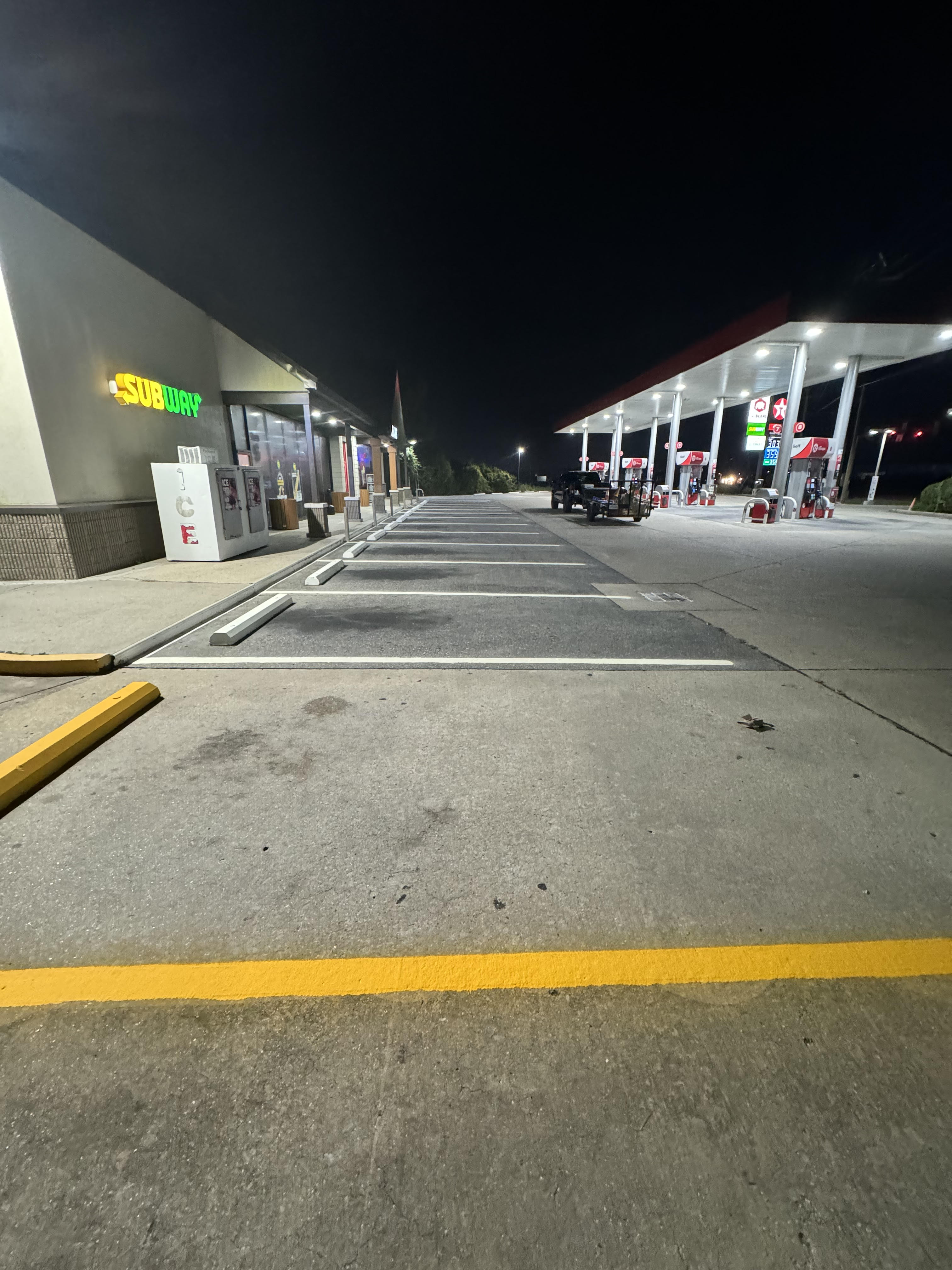 Parking lot striping located in houma la